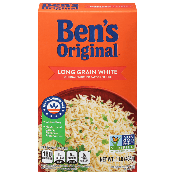 Ben'S Original Parboiled Long Grain White Enriched Dry Rice