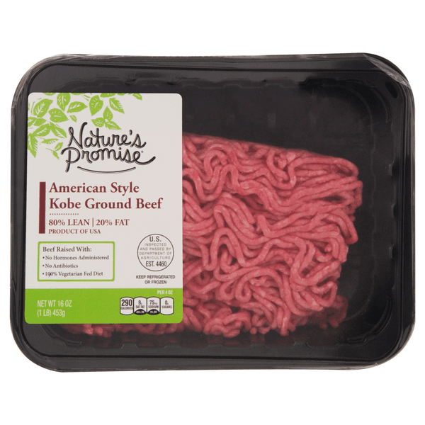 Nature'S Promise 80% Lean 20% Fat American Style Kobe Ground Beef