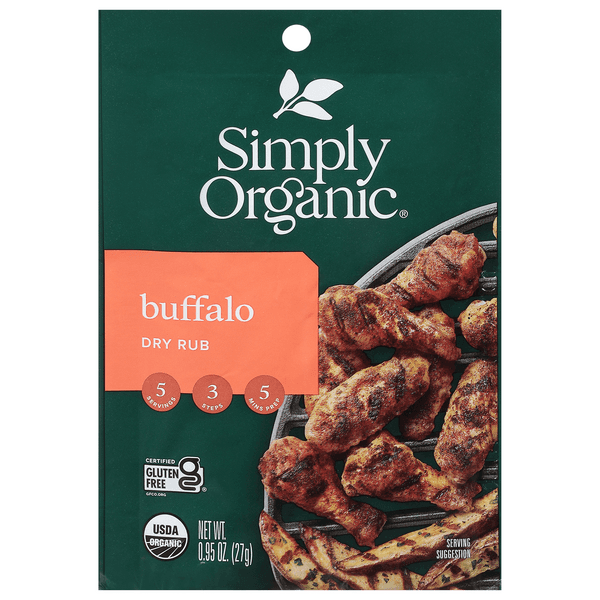 Simply Organic Dry Rub Buffalo