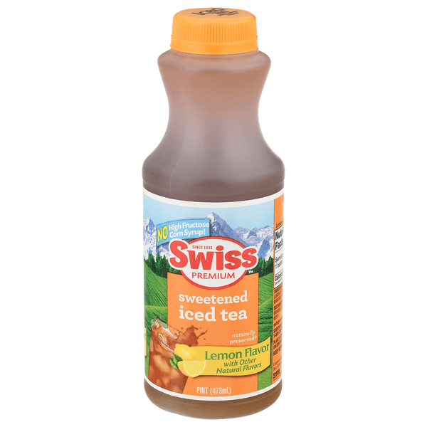 Swiss Premium Iced Tea With Lemon Flavor Sweetened