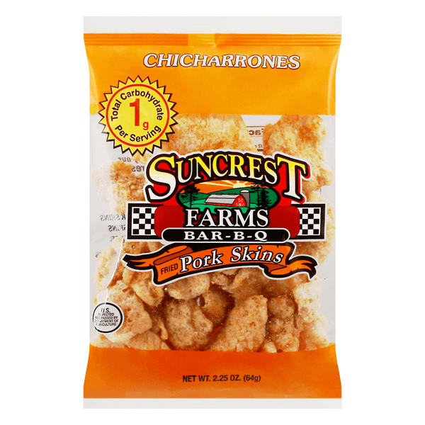Suncrest Farms Fried Pork Skins Bar-B-Q