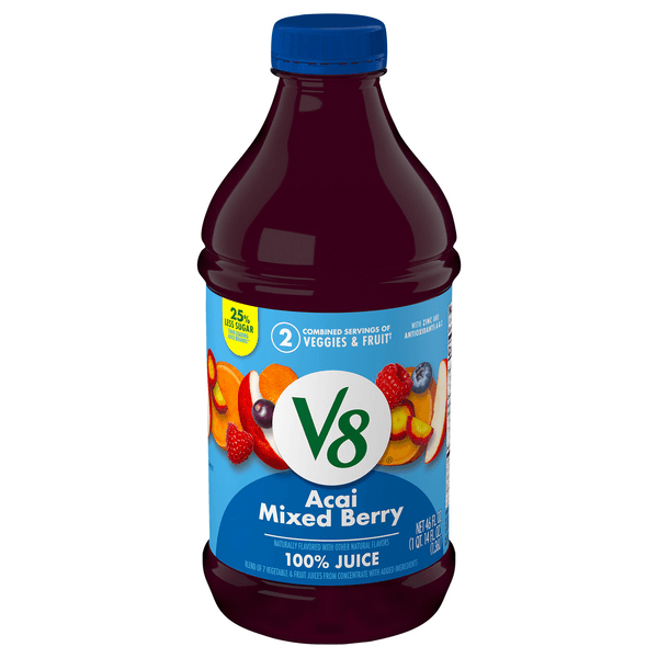 V8 V-Fusion Acai Mixed Berry Fruit & Vegetable Juice - Oz