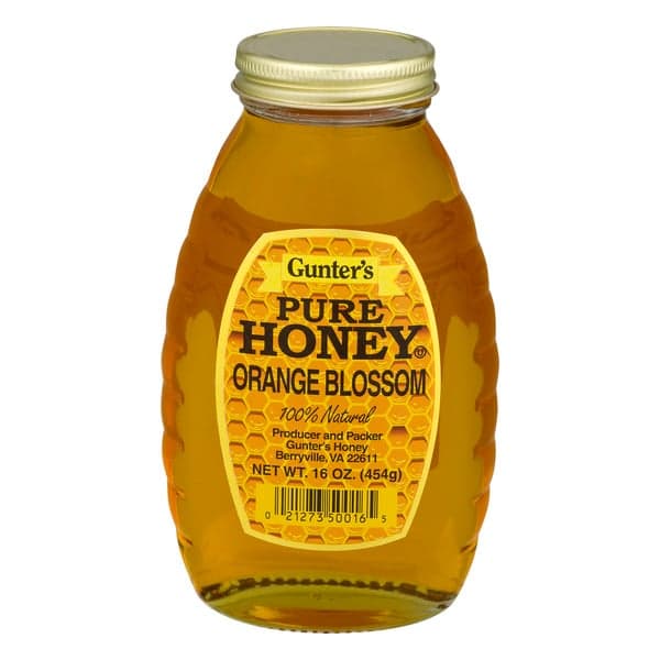 Gunter Pure Orange Blossom Honey