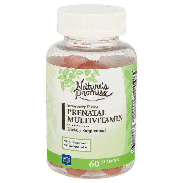 Nature'S Promise Prenatal Multivitamin Gummies Strawberry Flavor