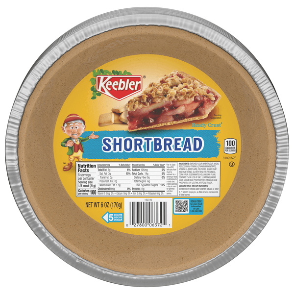 Keelber Shortbread Pie Crusts