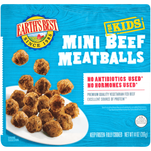 Earth'S Best For Kids Mini Beef Meatballs
