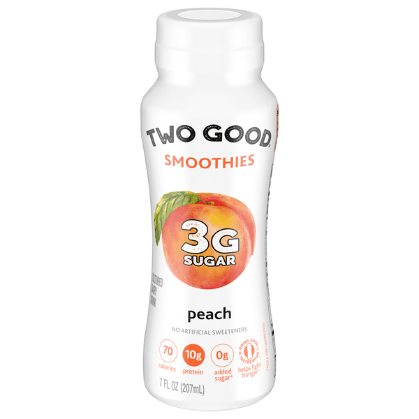 Two Good Peach Greek Yogurt Smoothie