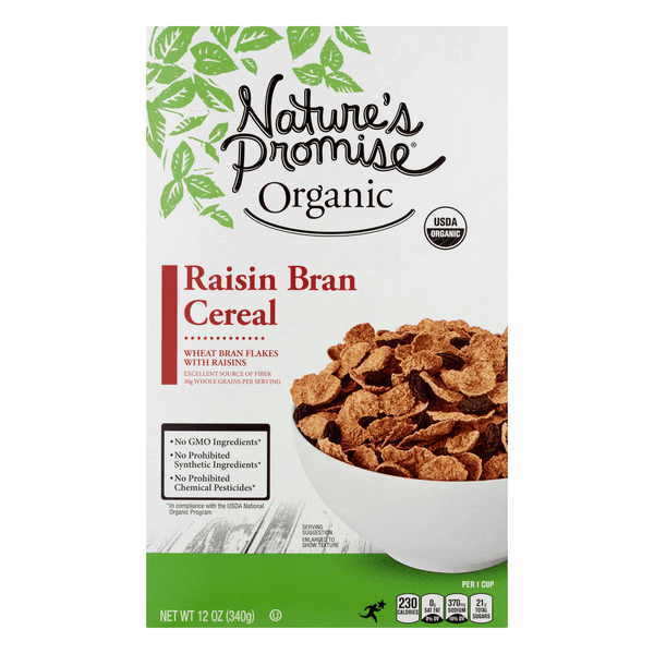 Nature'S Promise Cereal Raisin Bran Organic