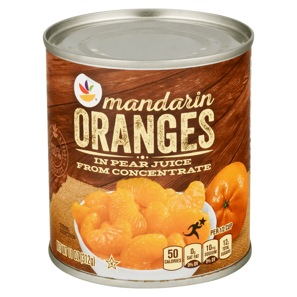 Our Brand Mandarin Orange Segments In Pear Juice