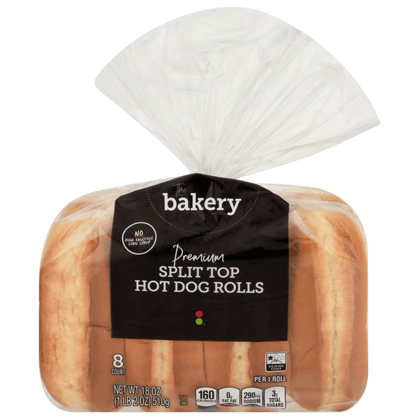 Stop & Shop The Bakery Premium Split Top Hot Dog Rolls