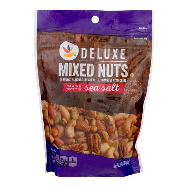 Stop & Shop Deluxe Mixed Nuts Made With Sea Salt