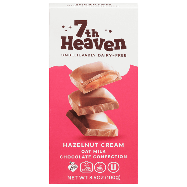 7Th Heaven Oat Milk Chocolate Confection Hazelnut Cream