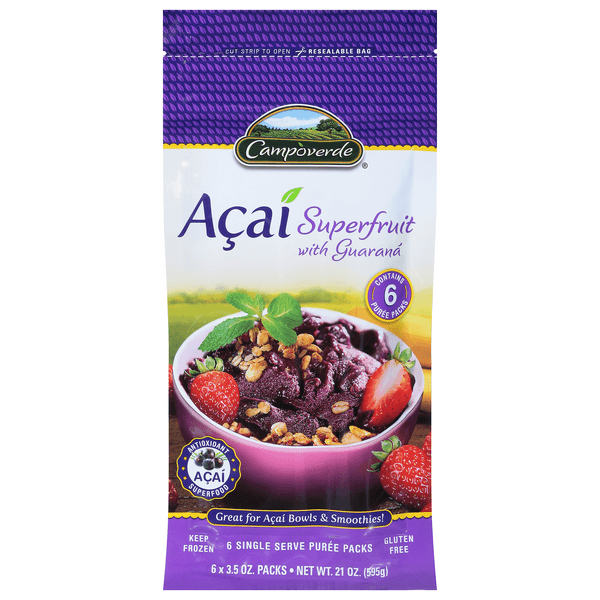 Campoverde Acai Superfruit With Guarana Gluten Free