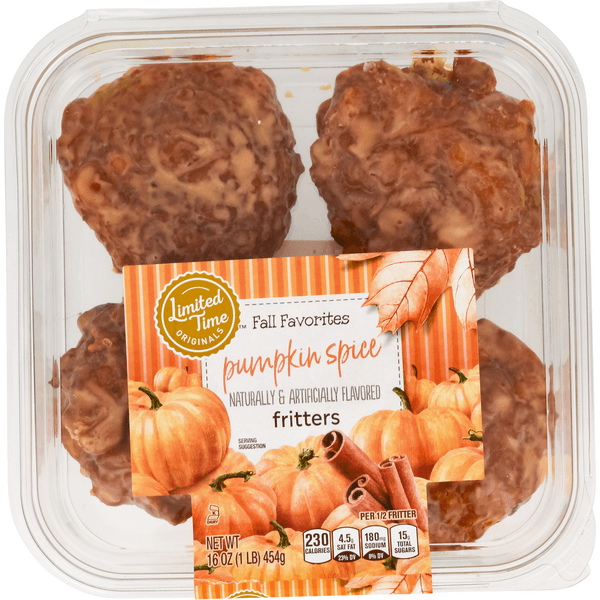 Limited Time Originals Fall Favorites Fritters Pumpkin Spice