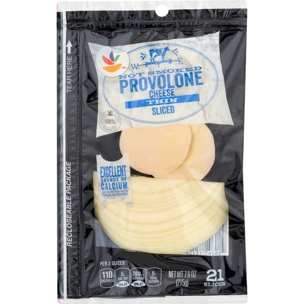 Stop & Shop Not Smoked Thin Sliced Provolone Cheese