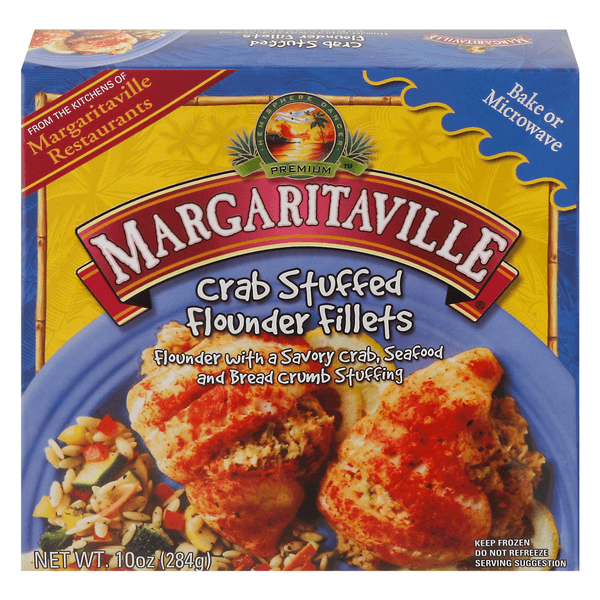 Margaritaville Flounder Fillets Crab Stuffed