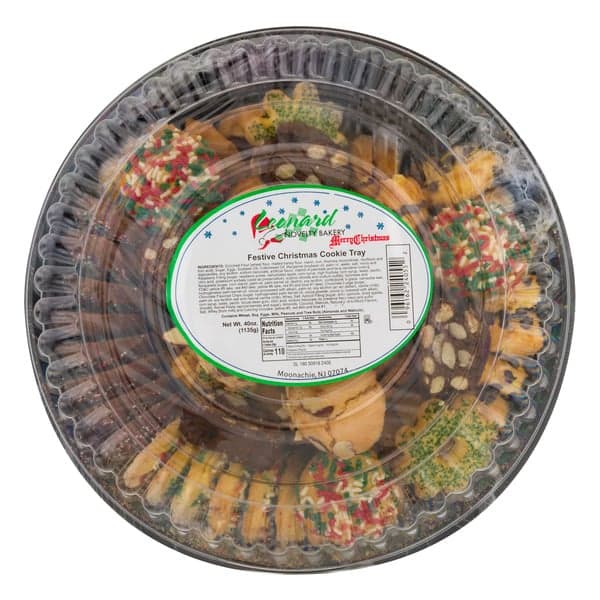 Leonard Novelty Bakery Festive Christmas Cookie Tray