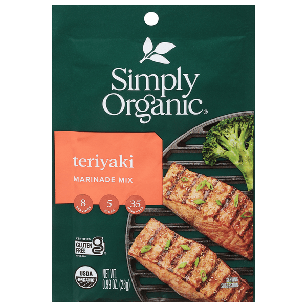 Simply Organic Marinade Mix Teriyaki