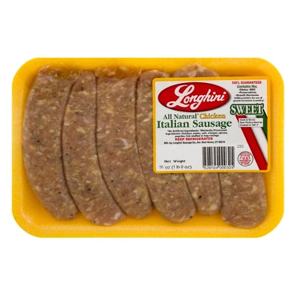 Longhini Natural Sweet Italian Chicken Sausage