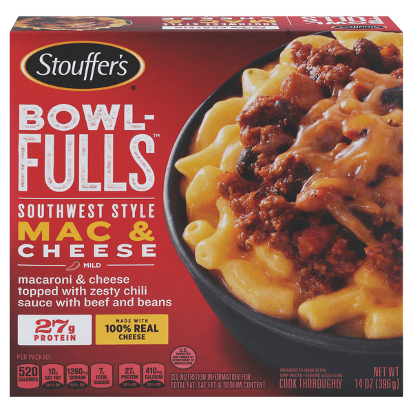 Stouffer'S Bowl-Fulls Southwest Style Mac & Cheese