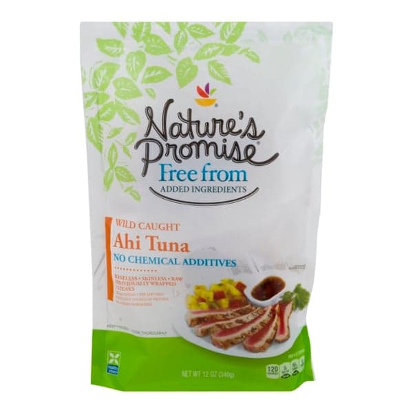 Nature'S Promise Wild Caught Boneless Skinless Ahi Tuna Steaks