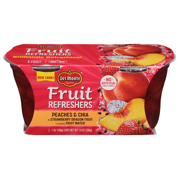 Is it Dairy Free? Del Monte Fruit & Chia Peaches In Strawberry Dragon Fruit Flavored Chia