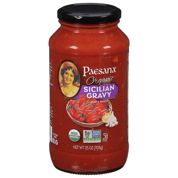 Paesana Premium Organic Pasta Sauce Sicilian Gravy