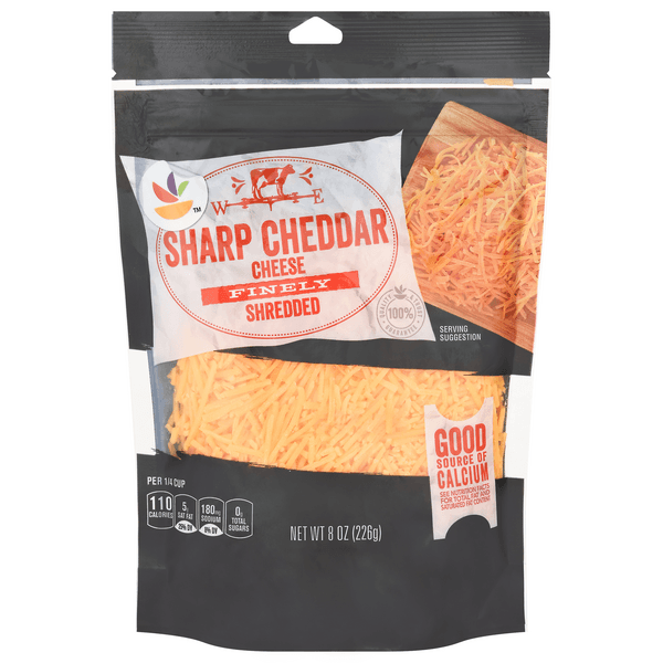 Stop & Shop Cheddar Cheese Sharp Finely Shredded Natural