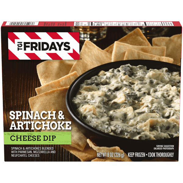 Tgi Fridays Spinach & Artichoke Cheese Dip Snack Box