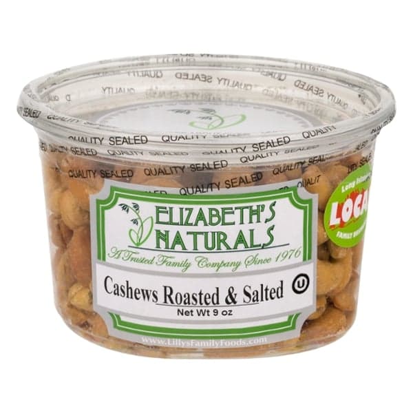 Elizabeth'S Naturals Cashews Roasted & Salted