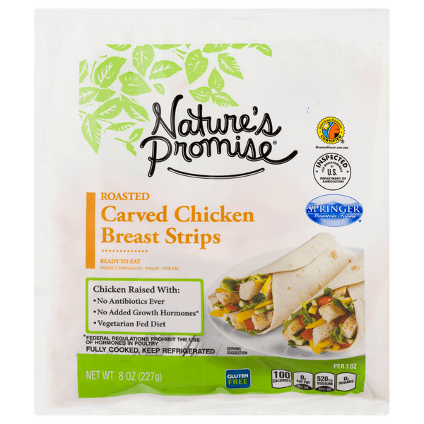 Nature'S Promise Roasted Carved Chicken Breast Strips