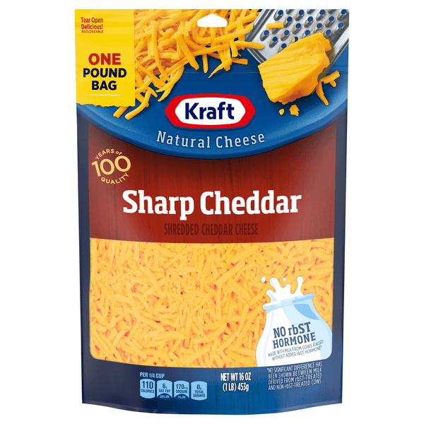 Kraft Sharp Cheddar Shredded Cheese