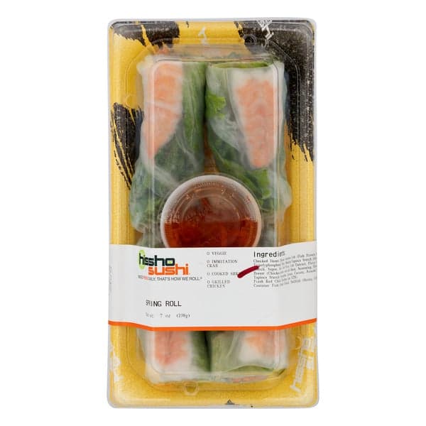 Hissho Sushi Spring Rolls (Avail. 11Am - 7Pm