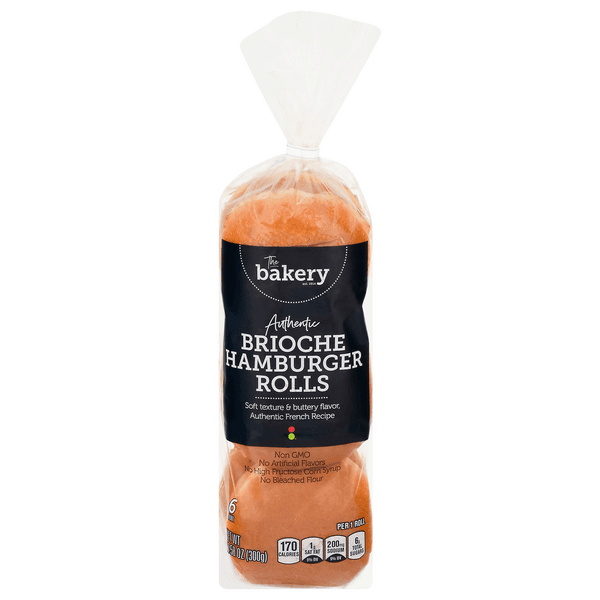 Stop & Shop The Bakery Authentic Brioche Hamburger Rolls