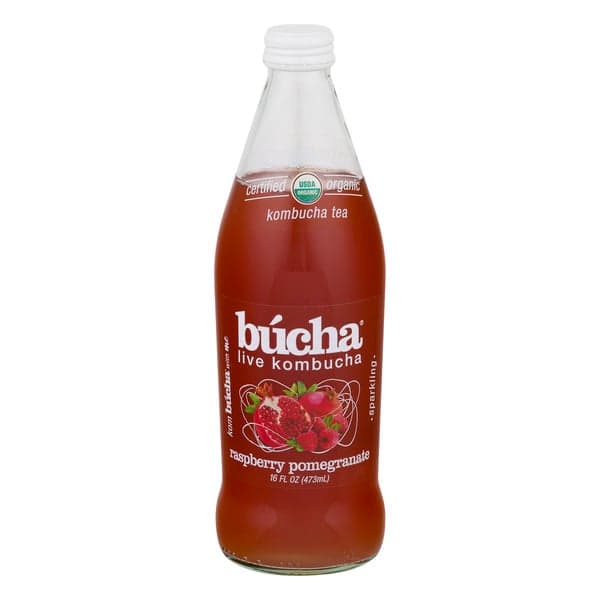 Bucha Organic Live Kombucha Raspberry Pomegranate