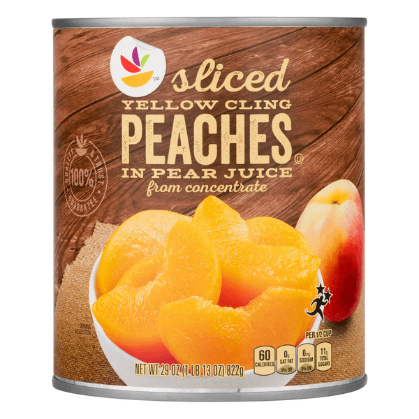 Stop & Shop Peaches Yellow Cling Sliced In Pear Juice