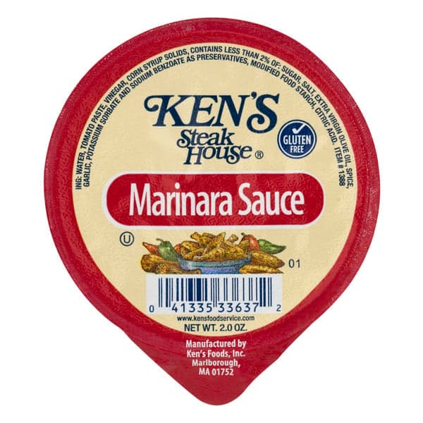Ken'S Marinara Pasta Sauce Single Serve