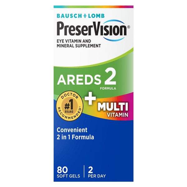 Preservision Areds 2 Eye Vitamin Mineral Supplement Soft Gels