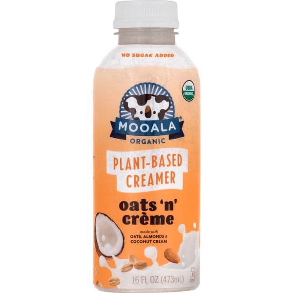 Mooala Plant-Based Creamer Oats 'N' Creme Organic