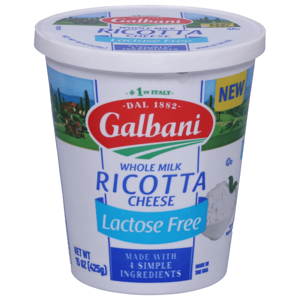 Galbani Lactose Free Whole Milk Ricotta Cheese