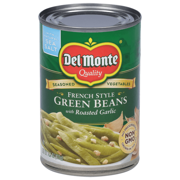 Del Monte Beans Green French Style With Roasted Garlic