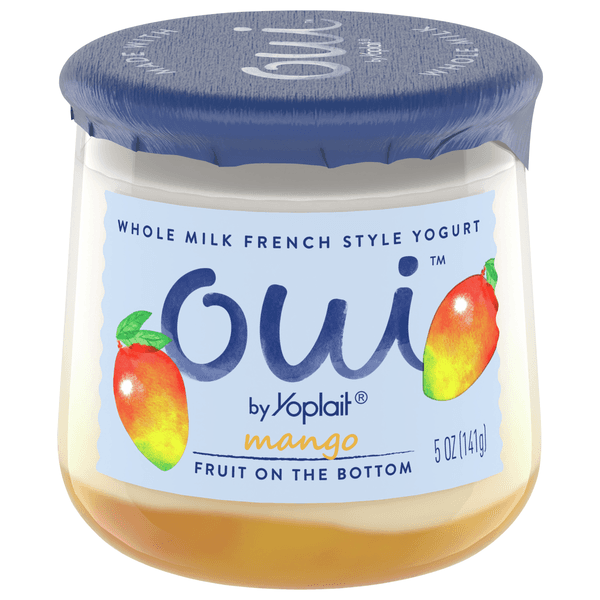 Oui By Yoplait Fruit On The Bottom Mango French Style Yogurt