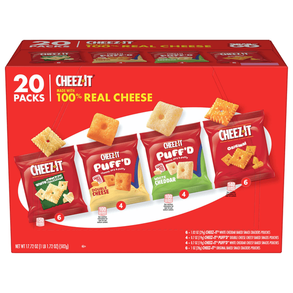 Cheez-It Snack Crackers, New Mix