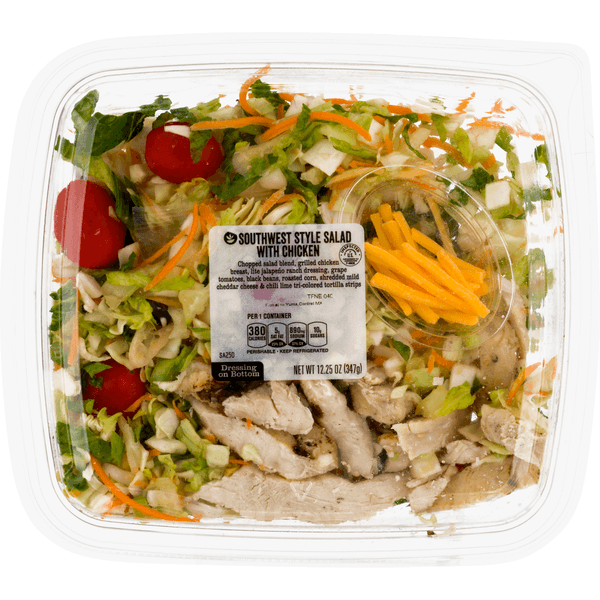 Stop & Shop Southwest Style Salad Bowl With Chicken