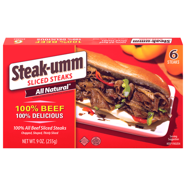 Steak-Umm Steaks Sliced