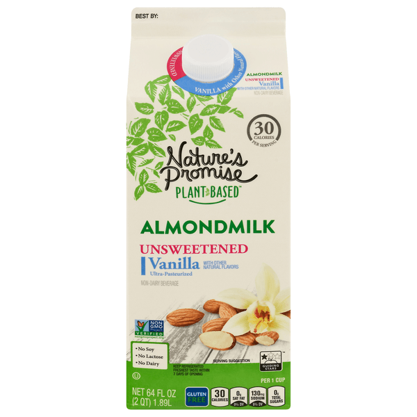 Nature'S Promise Plant-Based Vanilla Almondmilk Unsweetened