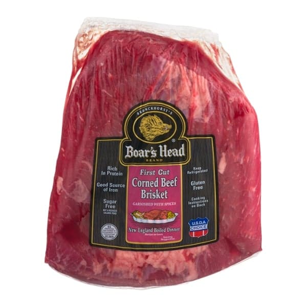 Boar'S Head Usda Choice First Cut Corned Beef Brisket Fresh