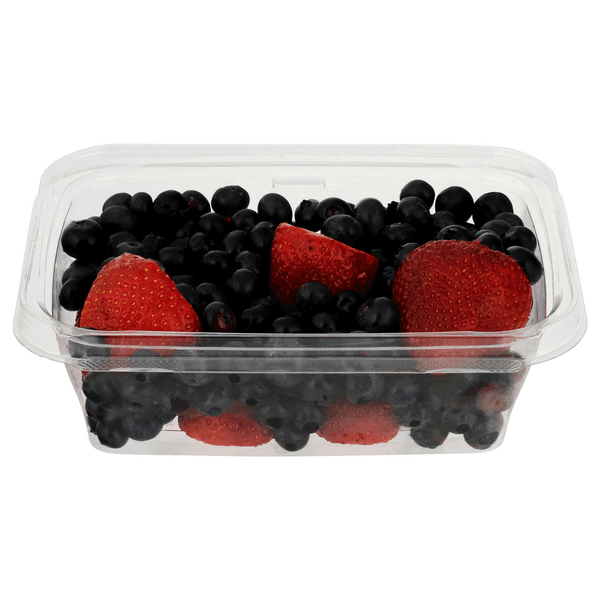 Stop & Shop Strawberries & Blueberries Sliced