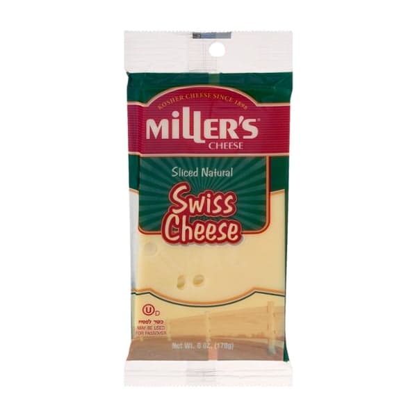 Miller'S Swiss Cheese Sliced Natural