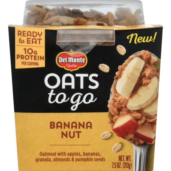 Del Monte Oats To Go Banana Nut